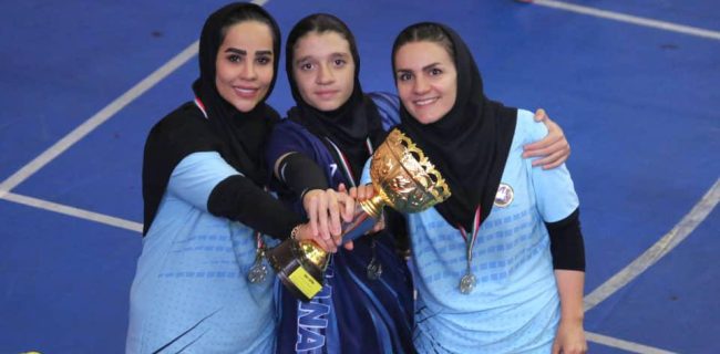 قهرمانی تیم والیبال دختران زیر ۱۴ سال سپاهان در استان اصفهان